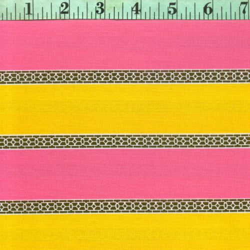 Michael Miller: Fretwork Stripe Sunset